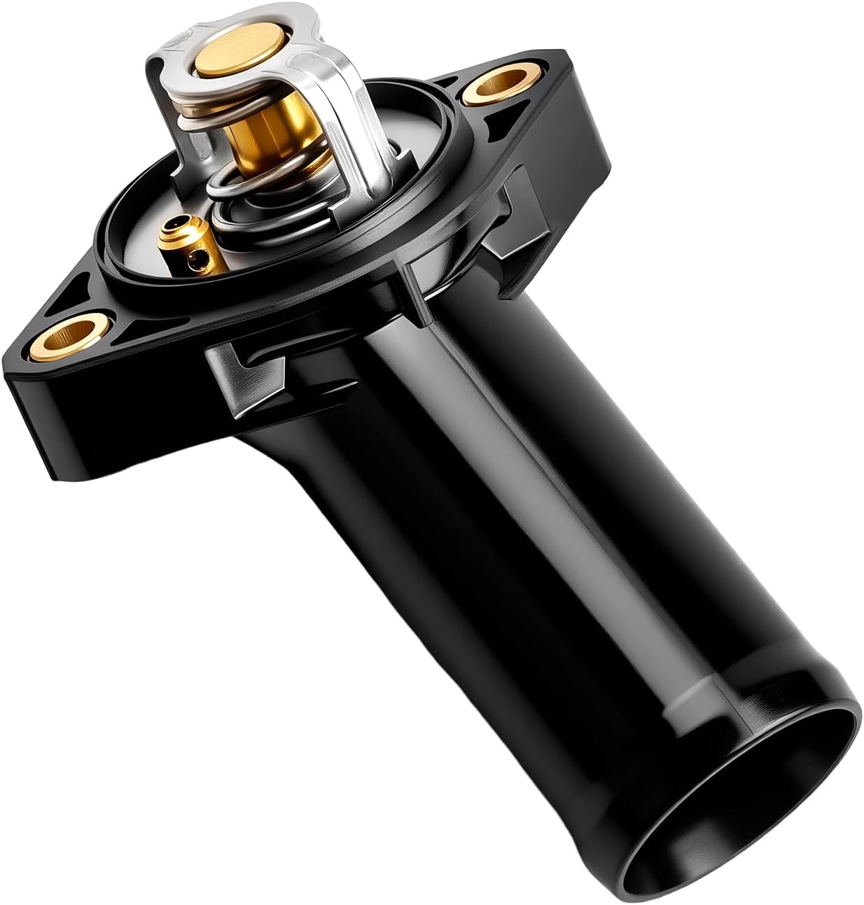 Engine Coolant Thermostat Housing Assembly Compatible With Jeep Wrangler JK 2007-2011 3.8L V6 - Replaces 4666149AA, 902-3038, CO34826, 85357, CH5357