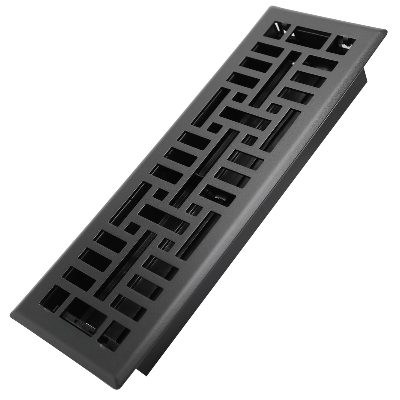 Photo 1 of Howeall 4x14" Heavy Duty Floor Register - Matte Black