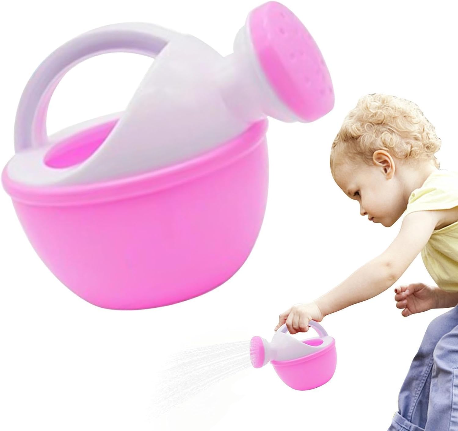 Bath Watering Can Toy, Flower Water Spraying Game Beach Toy for Boys Girls, Playful Children Shower Spray Game for Swimming Pool Backyard, Beach, Garden, Balcony