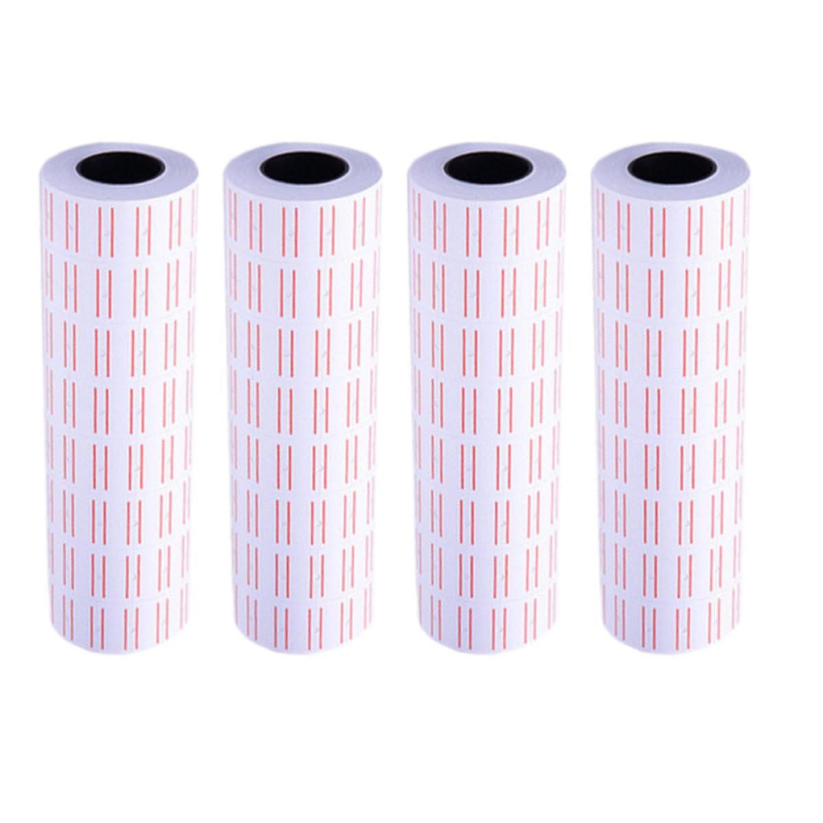 40 Rollos de Etiquetas Adhesivas de Precio Papel para Etiquetas de Precios Resistentes y Fáciles de Usar en Papel Blanco para Supermercado y Oficina