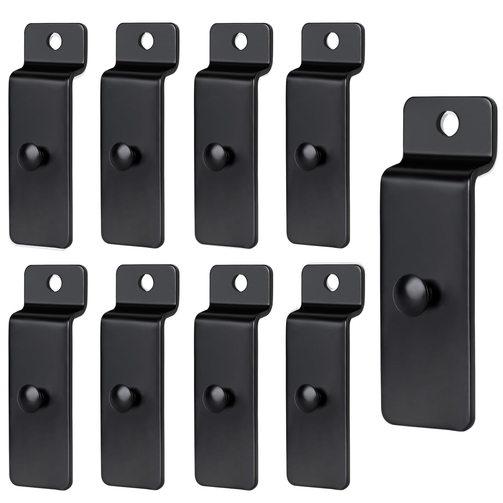 Oxxggkao 10Pcs Stainless Steel Metal Wall Hooks Picture Display Hooks Hangers for Retail Stores and Home Organization Rustless Wall Fasteners