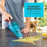 Aspirateur à main BLACK+DECKER dustbuster QuickClean sans fil humide/sec, turquoise (HNVC215BW52)