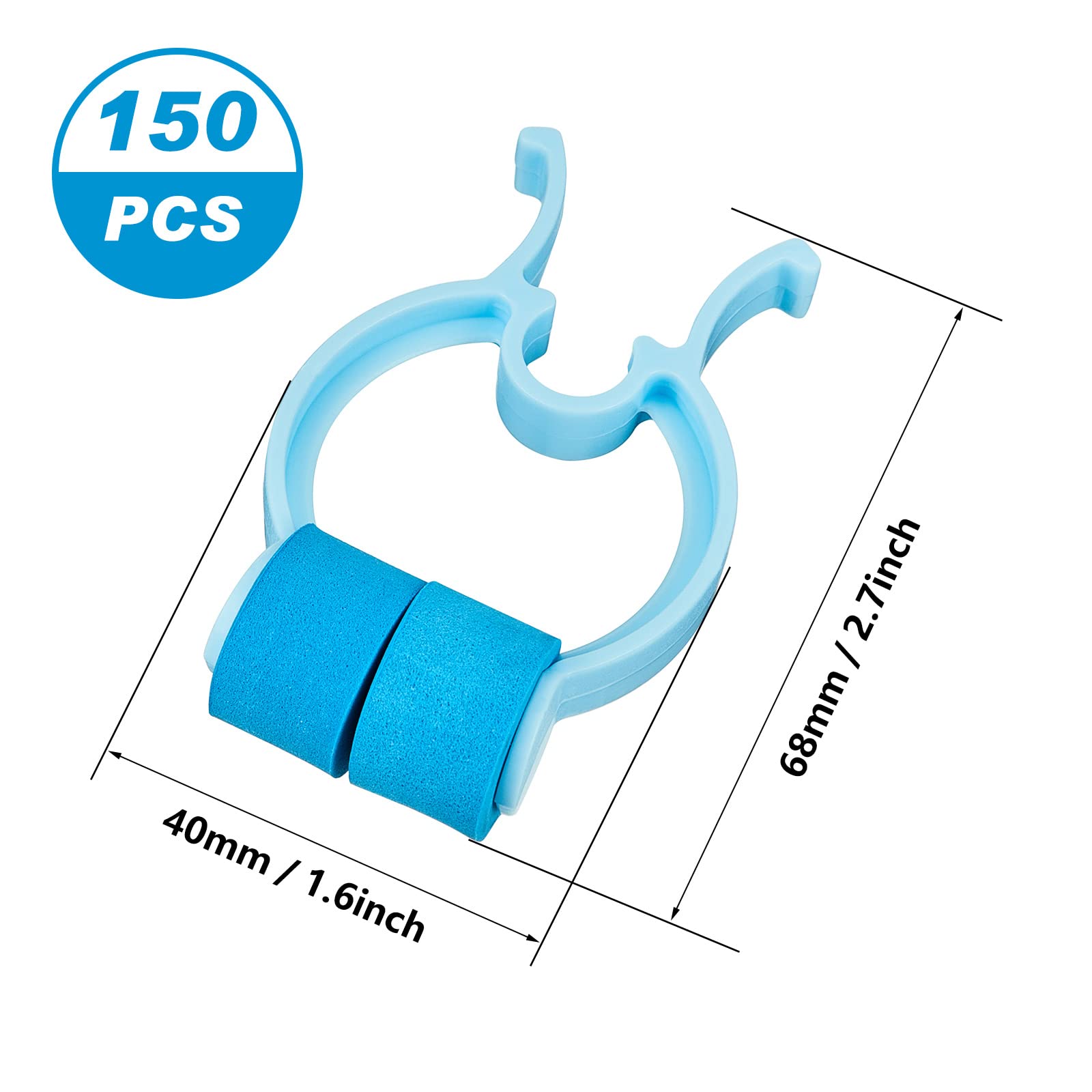 Clip per naso naso nasale clip per naso in schiuma di plastica clip per naso per emergenza o incidente (150 pezzi)