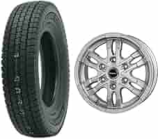 トヨタハイエース用15インチスタッドレス社外アルミホイール4本セット