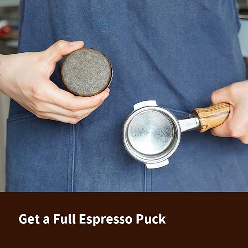 Miniatura 8 de watchget Filtro de papel espresso de 2.165 in con soporte acrílico, papel de filtro de café, pantalla de disco de café, filtros de papel compatibles