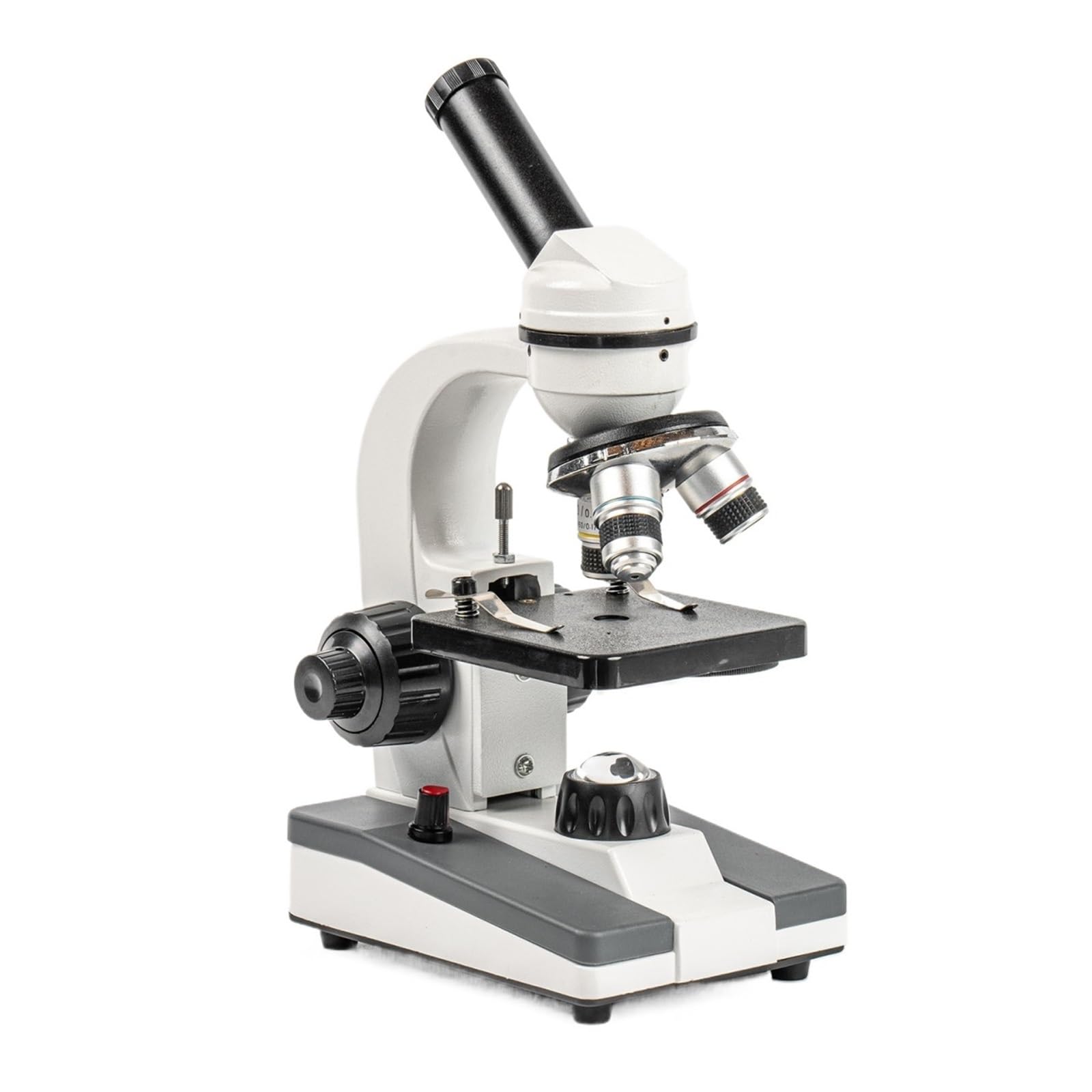 microscopio, 40-640X Microscopio Biológico Óptico Muestra Portátil Que Ve El Laboratorio De Ciencias del Estudiante para Adultos