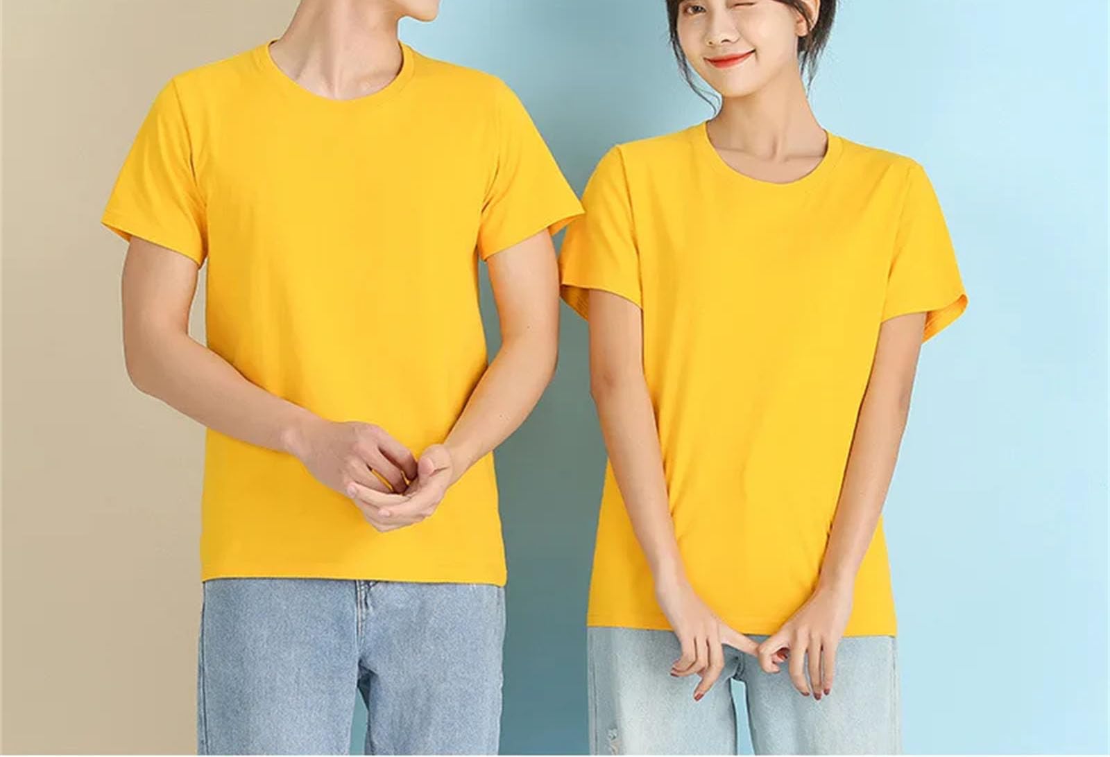 T-shirt da uomo casual in cotone slim fit girocollo a maniche corte t-shirt leggera sportiva top