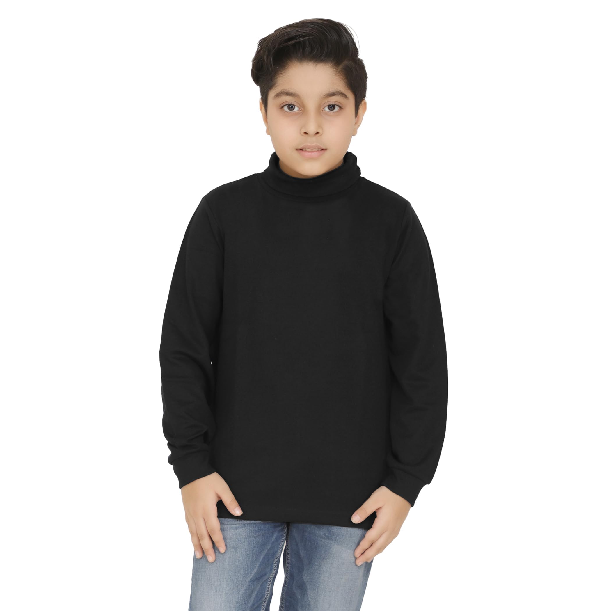 CARLOS. Kids Cotton Turtleneck T-Shirt - Boys & Girls Full Sleeve Thermal Top for Winter & Fall, Toddler & Youth Sizes-image-14