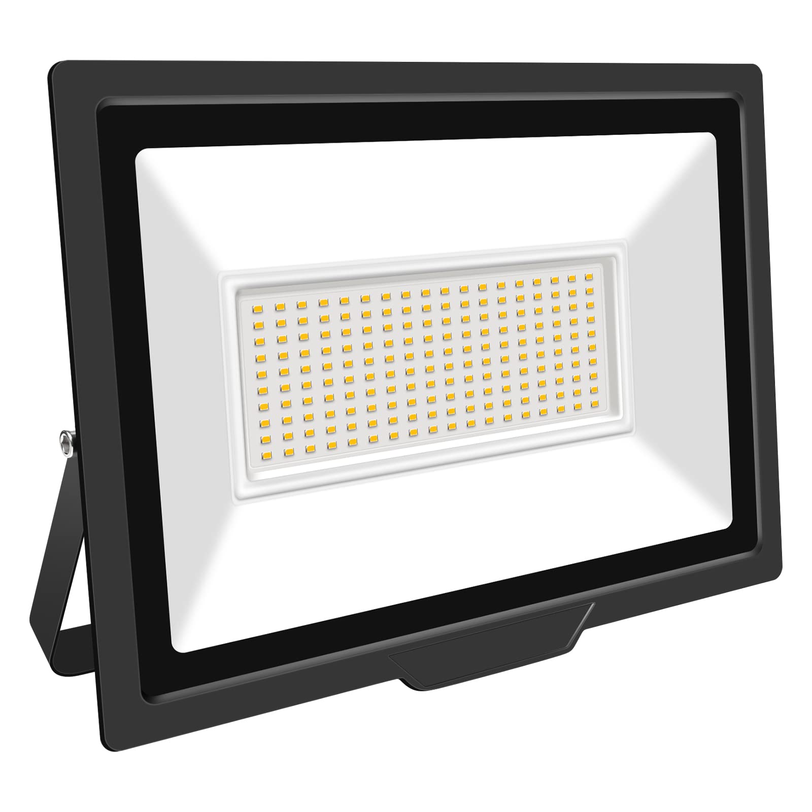 RIGIDON 150W LED Flood Light Outdoor 15000LM Super Bright Outdoor Lights 3000K Daylight Warm White IP66 Waterproof Security Lights for Garden Garage