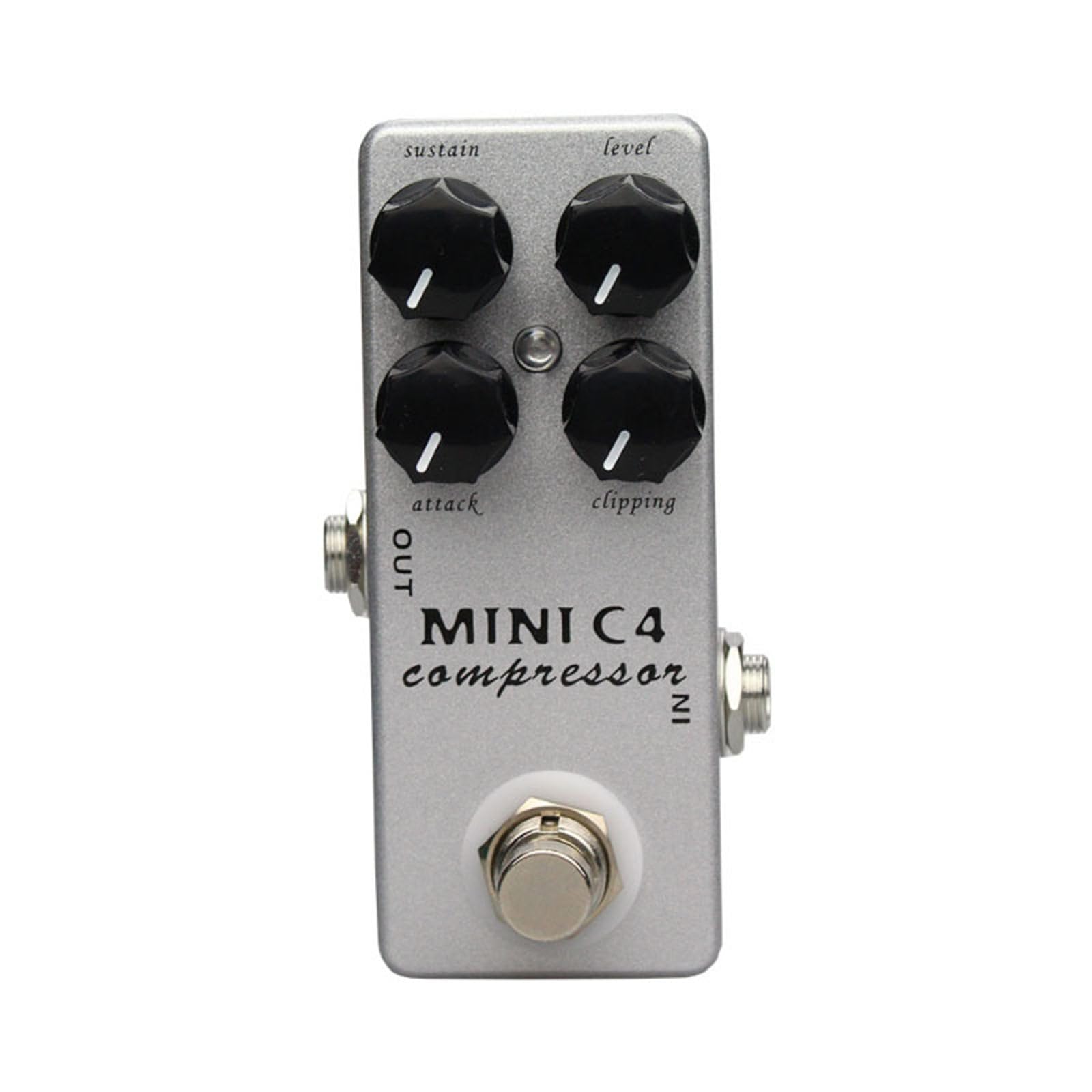 Pedal de efectos de guitarra con 4 modos de efecto, compresor compacto, pedal de efectos de guitarra para procesadores de efectos, mezclador de sonido de trémolo para procesadores, mezclador de sonido