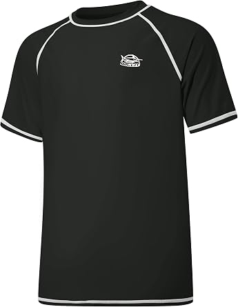 Willit Mens UPF 50+ Rashguard Swim Shirt Short Sleeve SPF Sun Protection Quick Dry Water Beach Shirts Fishing Surf Shirt