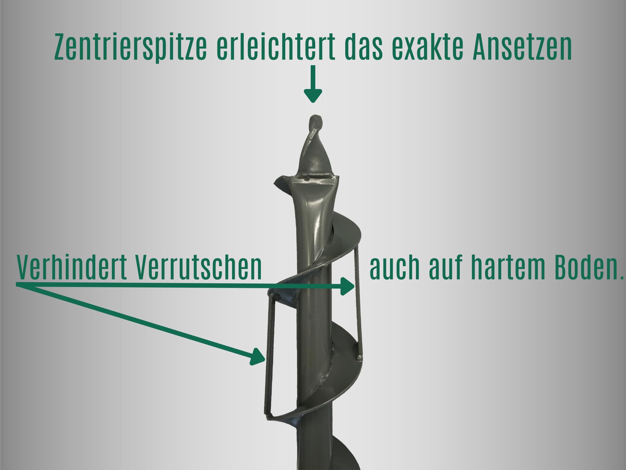 Berger + Schröter Erdlochbohrer 7 cm Pfostenbohrer 1 Stück