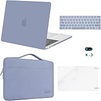 Vista 9 de MOSISO - Funda rígida de plástico para MacBook Pro de 13 pulgadas, protector de teclado, cámara web y pantalla, M2 2023-2016, A2338, M1, A2251, verde