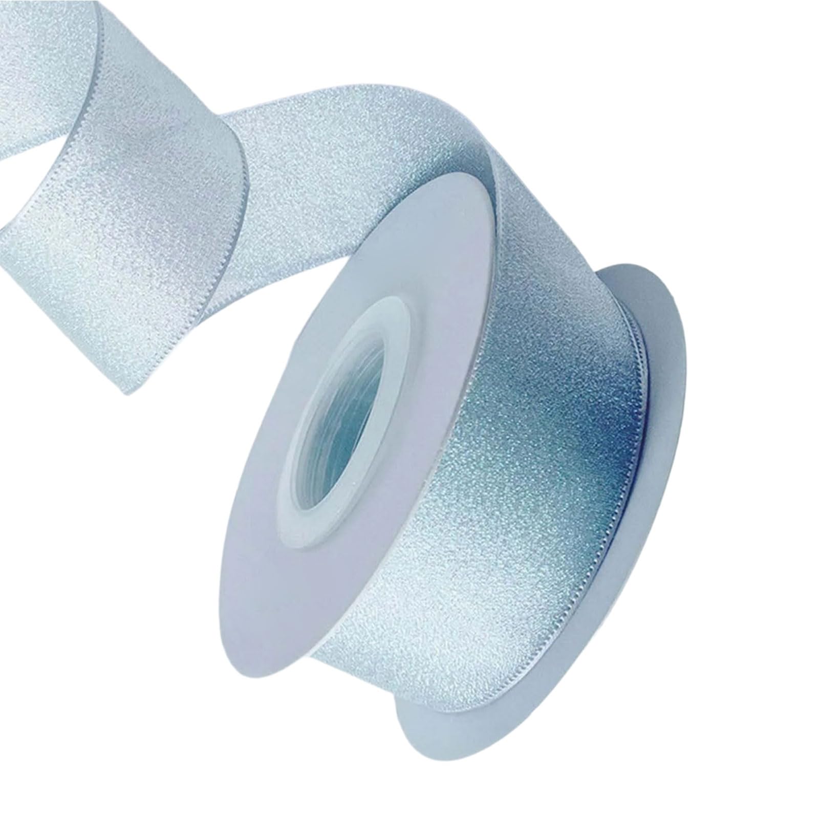 Tsophreniq 1Inx11Yd Sheer Organza Ribbon Wrap Christmas for Bows Wreath Making Package Christmas Wedding Decoration Wrapping