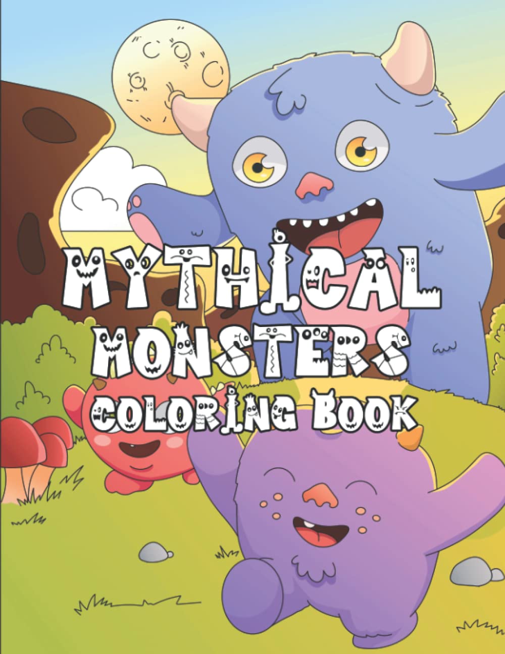 Buy Mythical Monsters Coloring Book: Relaxation With Beautiful And ...