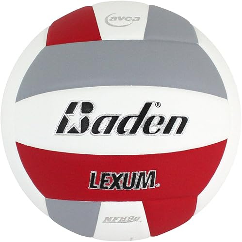 Miniatura 7 de Baden - Lexum - Microfibra compuesta de alta calidad | Balón de voleibol oficial para interiores de la escuela secundaria | 13U a 18U | Tamaño