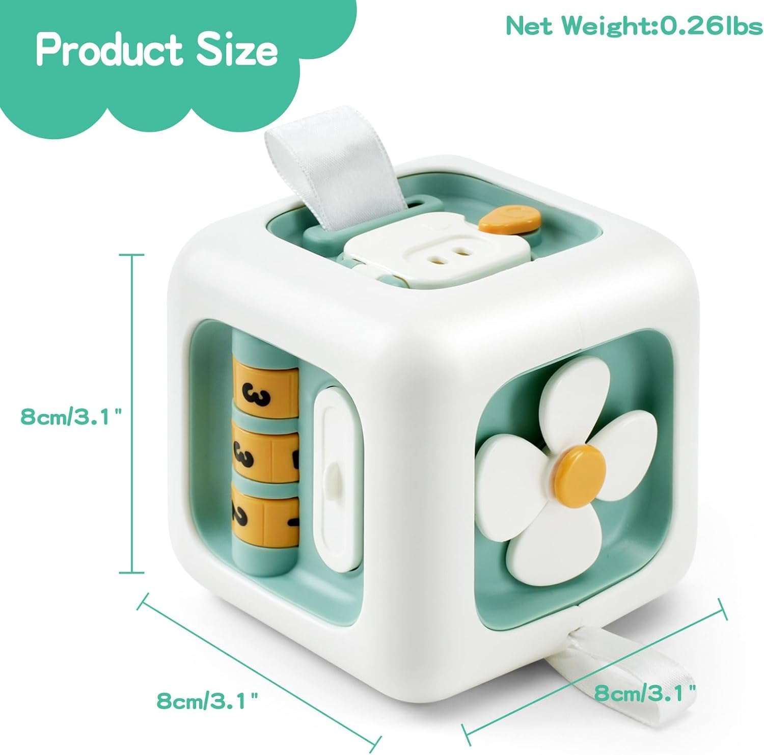Jouets d'activité Montessori pour bébés 1-2 ans, sensoriels et éducatifs pour voyages
