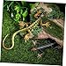 NUOBESTY Realistic Fake Lizards Artificial Reptile Lizard Models Plastic Gecko Action Figures for Halloween and April Fool's Day Pranks, 2 Pieces