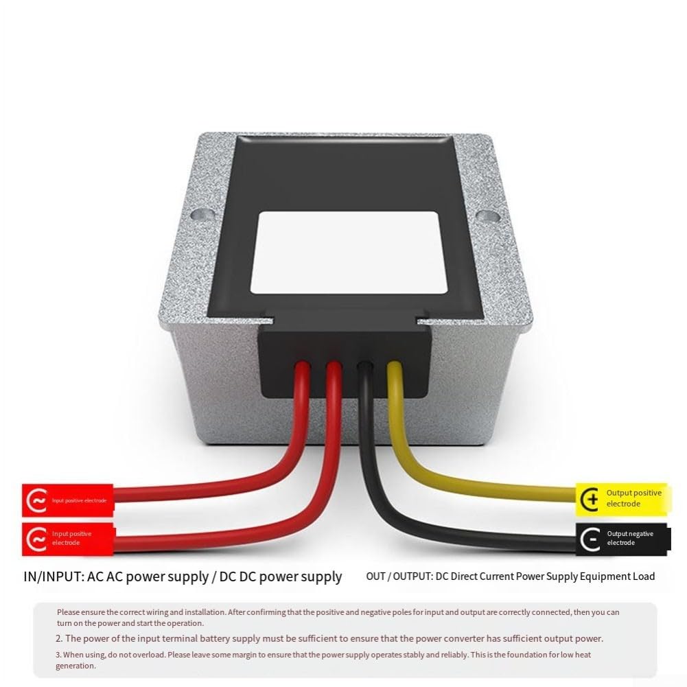 Convertisseur d'alimentation CC 24 V vers DC 24 V, régulateur de tension 5 A, 120 W, convertisseur IP68 transformable, pour camions et taxis radios