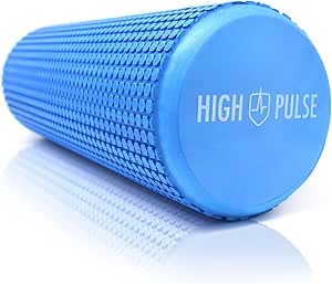 Rullo Pilates High Pulse - Cilindro Schiuma Alta Densità 90x15 Cm Per Massaggio E Fitness - Foto 1