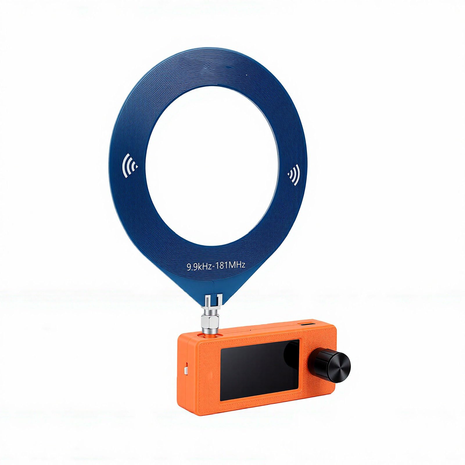 FTVOGUE Tragbares AM-FM-Transistorradio mit 1,9-Zoll-IPS-Bildschirm für | SI4732 DSP-Empfänger, Unterstützt FM/AM/LSB/USB, Wiederaufladbarer 800-mAh-, Kompaktes ABS-Gehäuse