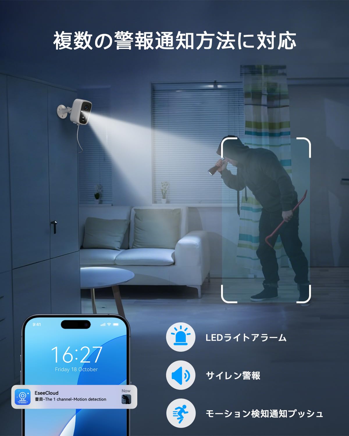 Amazon.co.jp: VORGUT 防犯カメラ 屋外 ソーラー モニター付き 4台