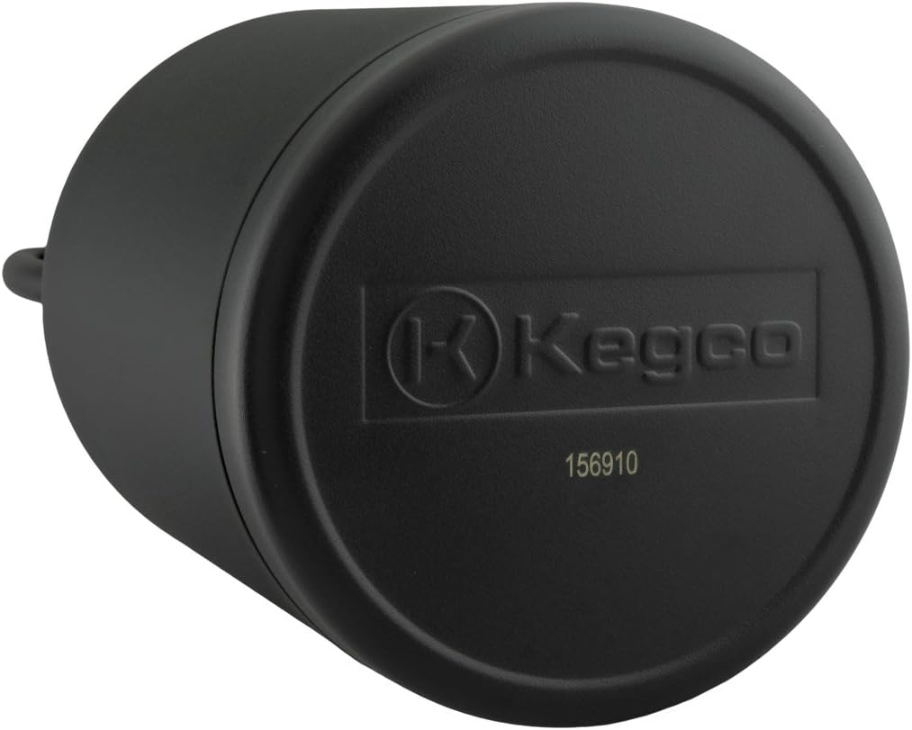 The Grizzly - 64 oz Double Wall Stainless Steel Flip Top Beer Growler - Black