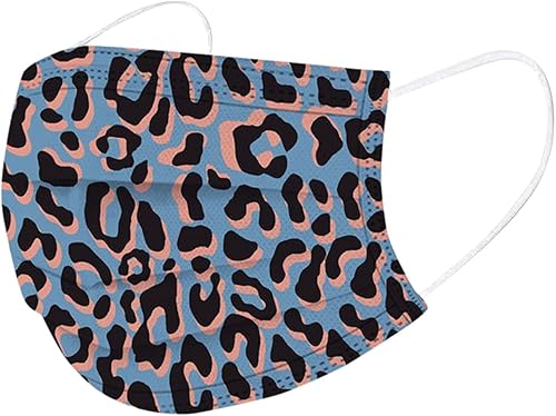 Miniatura 3 de 50 máscaras desechables de guepardo para mujer, para adultos, día festivo, cuidado de la piel, máscara facial de protección facial completa