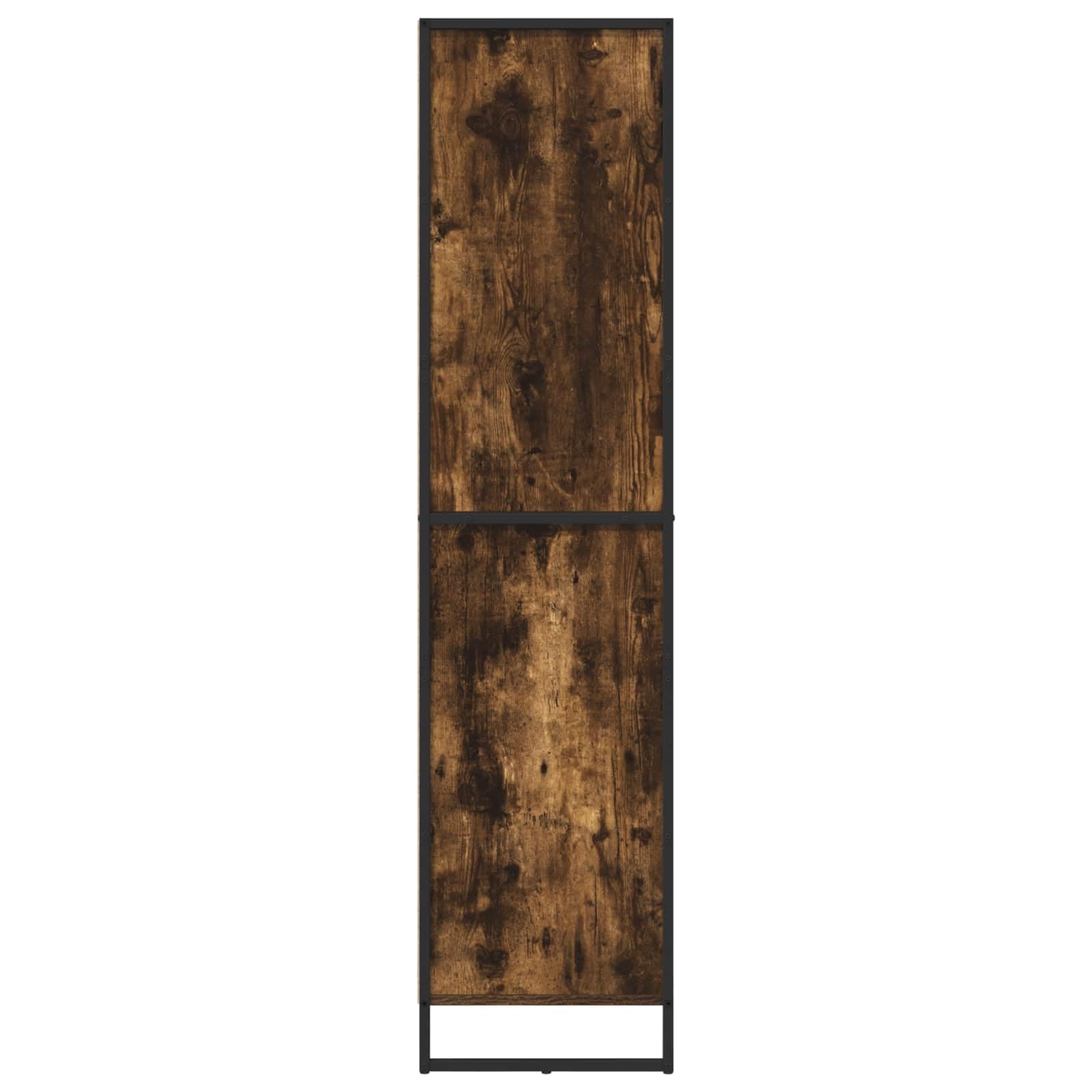 Kredens zestaw 2 sztuk, kolor dymny, 81 x 36 x 150,5 cm, materiał drewnopochodny, wzornictwo przemysłowe, z szufladą i drzwiami, uniwersalna przestrzeń do przechowywania do salonu, kuchni