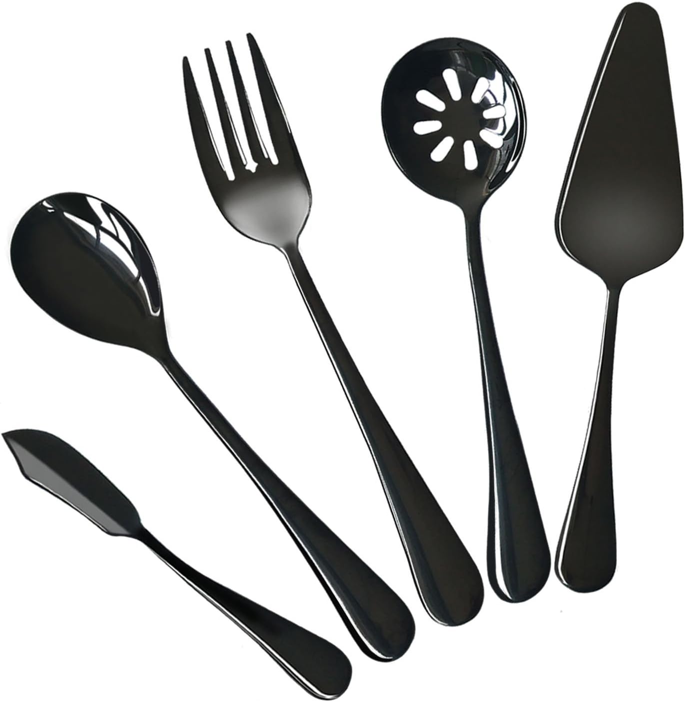 70% оƒƒ Evеrуthіng Flatware Set, Magicpro Modern Royal 45-Pieces Stainless Steel Flatware for Wedding Festival Christmas Party, Service For 8 (black) Nеw Dеаl Flatware Set, Magicpro Modern Royal 45-Pieces Stainless Steel Flatware for Wedding Festival Christmas Party, Service For 8 (black)