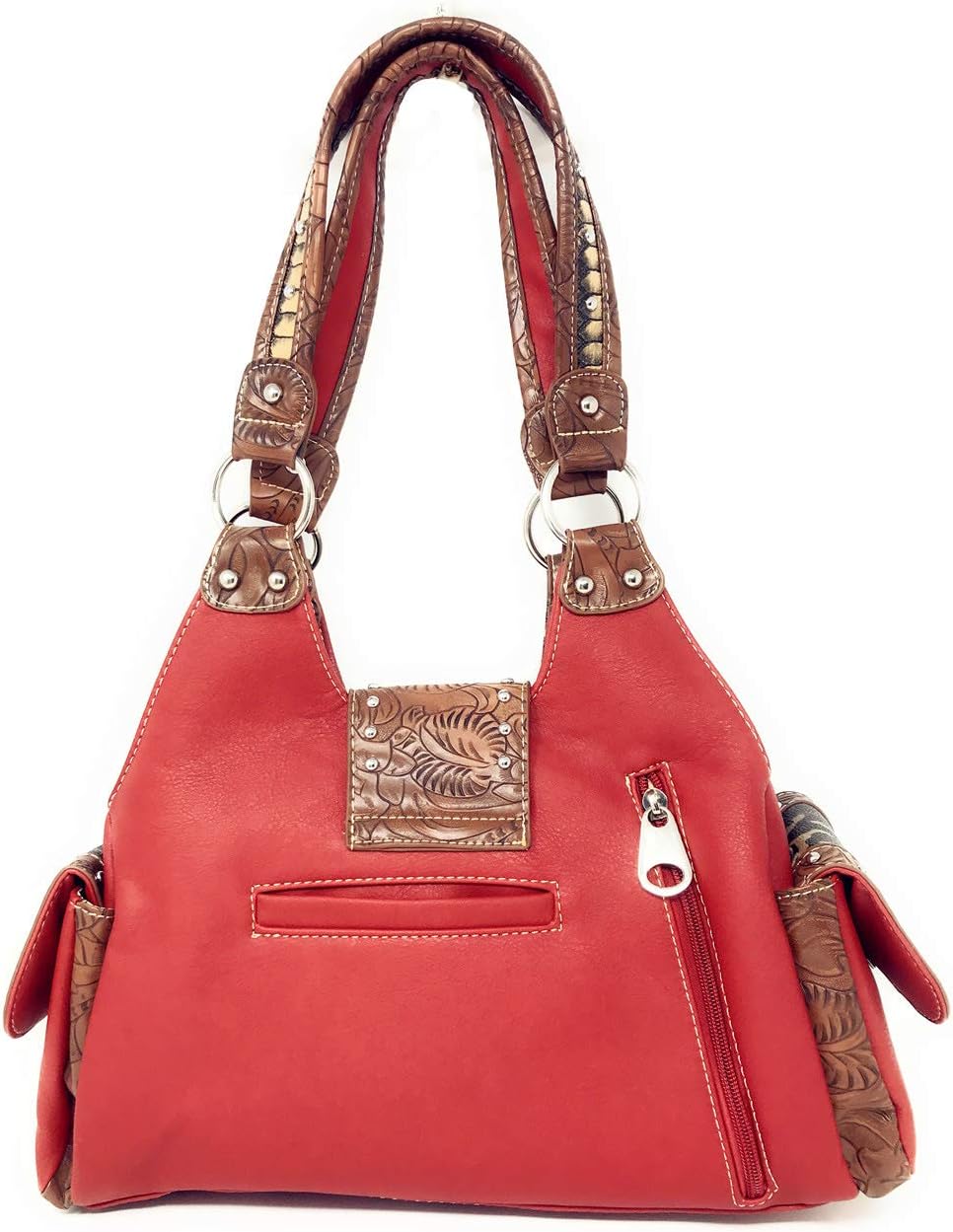 Premium Western Suede Leather Women's shoulder handbag in 2 colors.