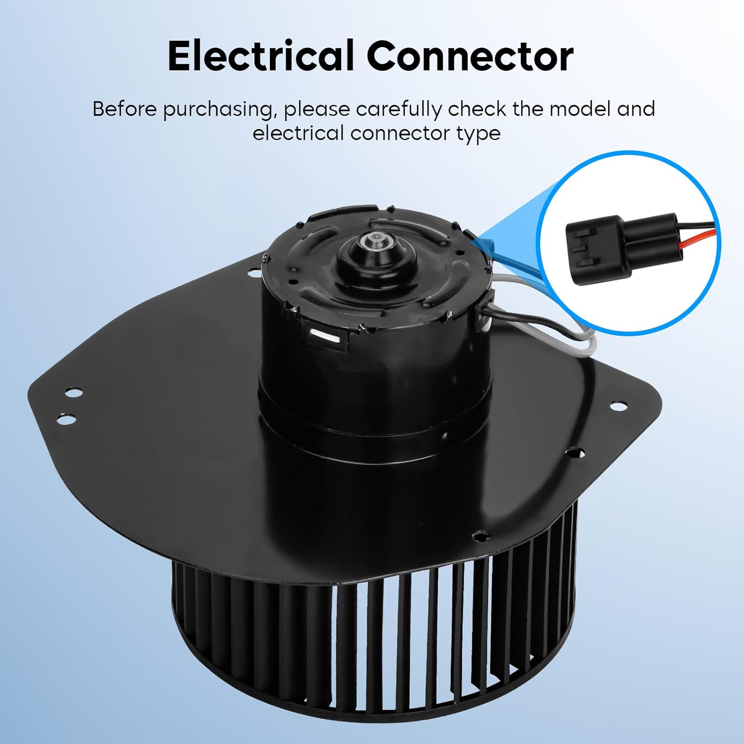 HVAC Blower Motor with Fan for 92-11 Ford Crown Victoria F150 F250 F-350 LTD Crown Victoria/Mercury Grand Marquis Marauder/Lincoln Town Replaces for 700014 PM287