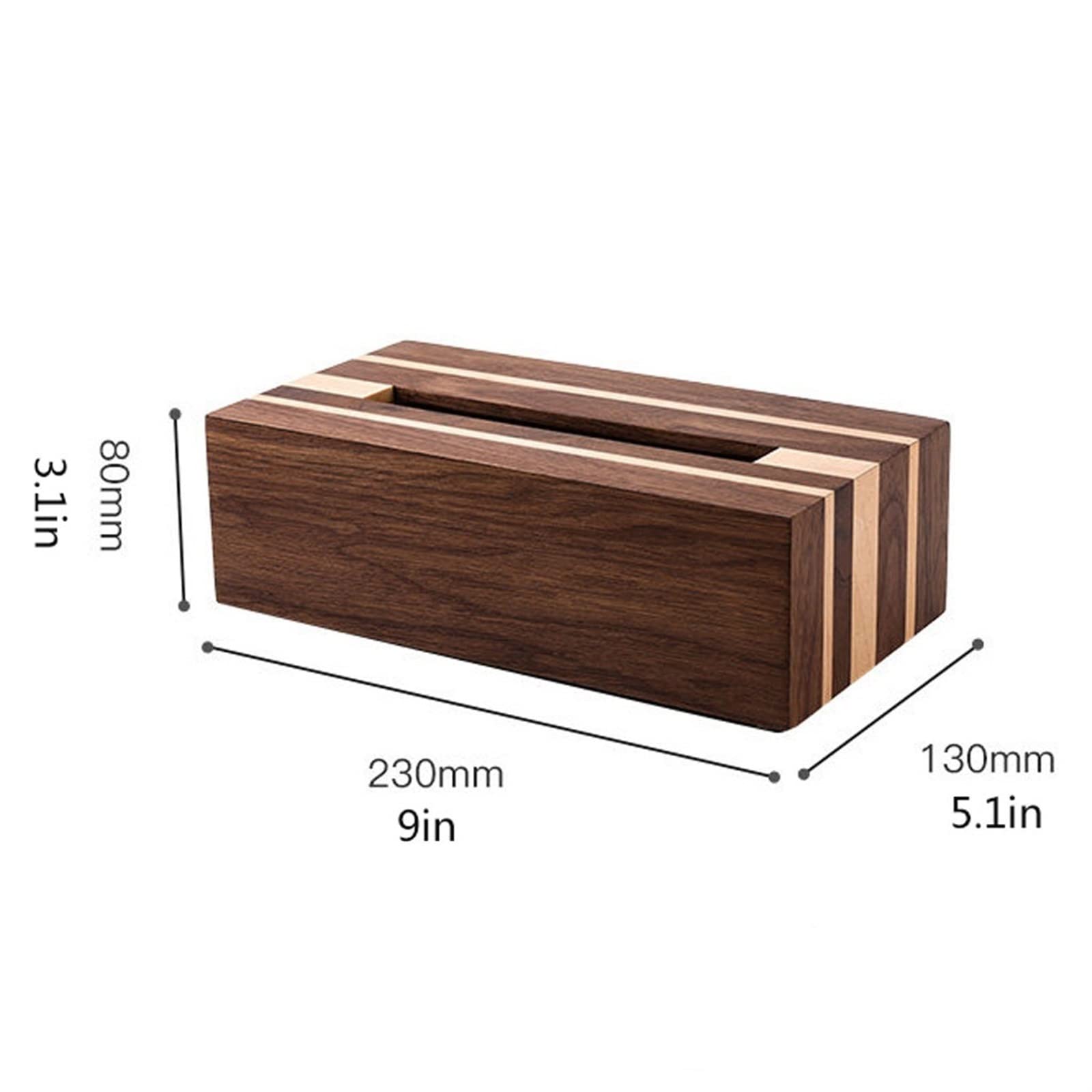LUCBEI Kosmetiktücherbox Tissue Box Cover New Chinese Style Retro Creative Restaurant Desktop Tissue Aufbewahrungsbox Wohnzimmer Schlafzimmer Büro Tissue Box Halter Taschentuchspender (Size : C)