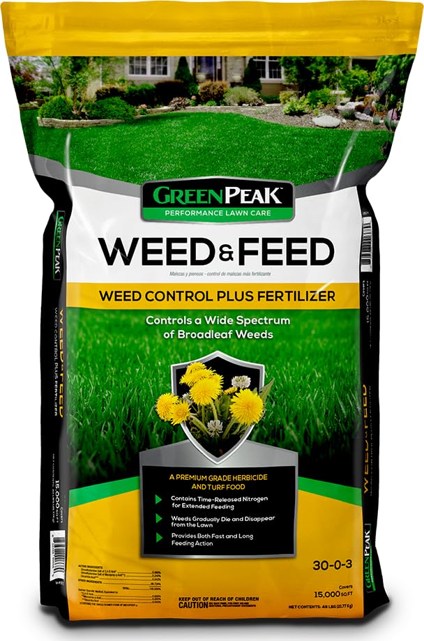 Lawn Fertilizer – Covers 15,000 Sq. Ft., Nutrient-Rich Formula for Strong, Healthy Turf