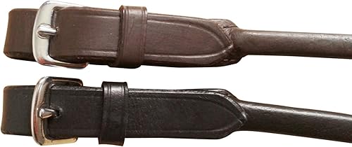Miniatura 5 de Correa de piel para Grab Inglés SaddleAsa de seguridad para Balance & un seguro de asiento cuando caballoNegro & café