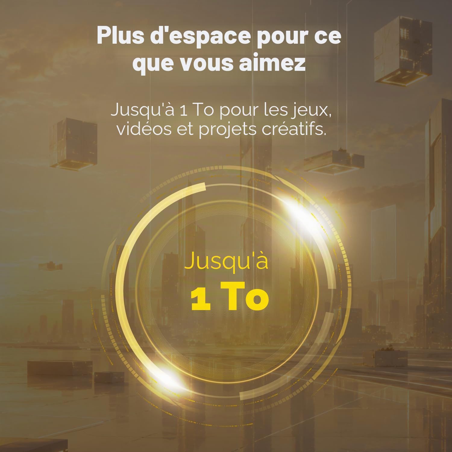 LinkMore XE400 Pro 1 To M.2 2280 NVMe SSD, PCIe Gen4 x4 (PCIe 4.0), jusqu'à 4 900/3 900 Mo/s, SSD interne pour jeux et Windows 11