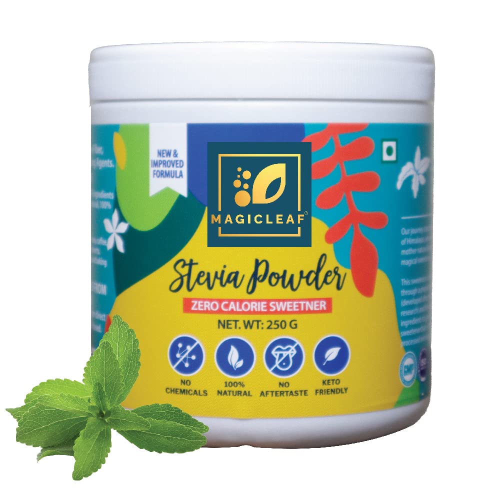 Buy Magic Leaf Stevia Leaf Extract Keto Sweetener Powder, 100 Natural
