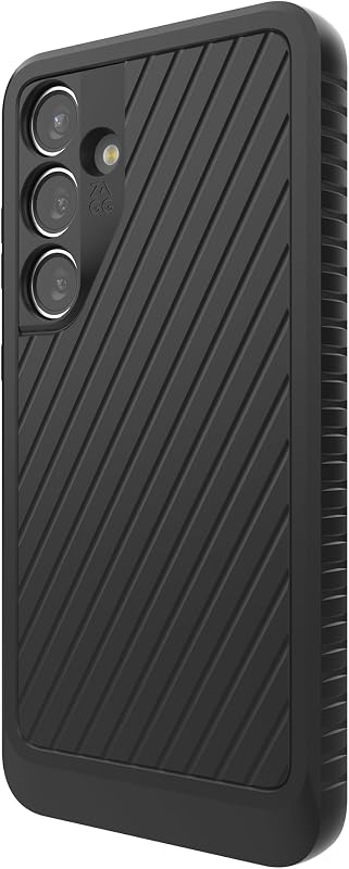 ZAGG Everest Samsung Galaxy S24+ Case - Extreme Triple-Layer Graphene-Enhanced Protection, 20ft Drop Resistant, Eco-Friendly, Non-Slip Grip, Black