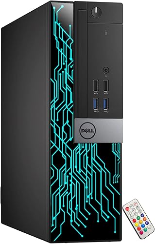 Miniatura 4 de Dell Computadora OptiPlex 5060 SFF RGB, Intel Core i5-8500, RX 550 4GB GDDR5, 32GB RAM, 512GB NVMe, 1TB HDD, monitor HDMI de 22 pulgadas, altavoces