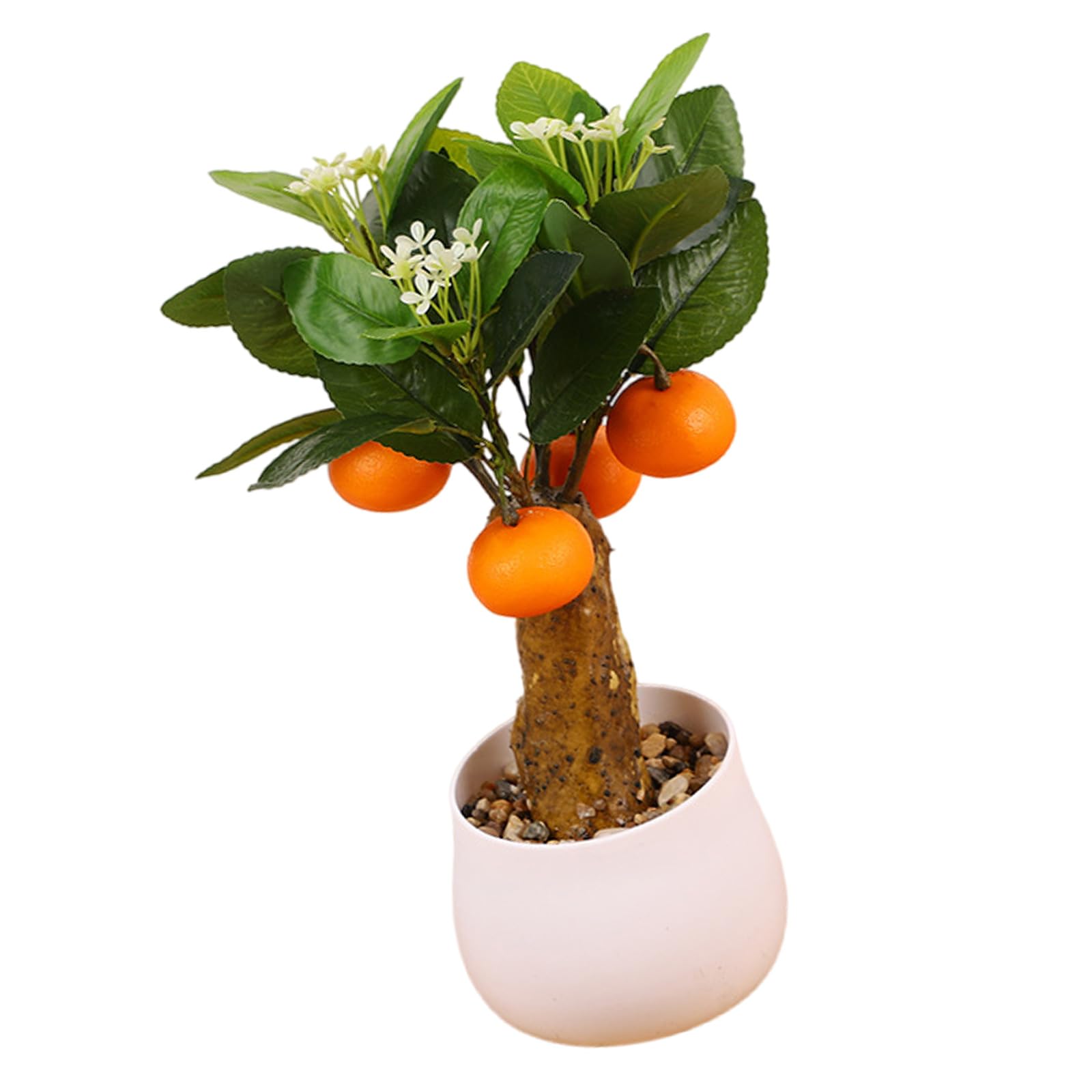 Hsioluted Miniature Artificial Fruit Branch Miniature Artificial Fruit Tree Branch Bonsais for Festival Holiday Decoration Fruits