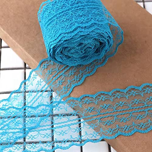 Nastri Di Pizzo Colorati - 10 Rotoli Da 10m Per Cucito Fai Da Te E Decorazioni - Foto 11