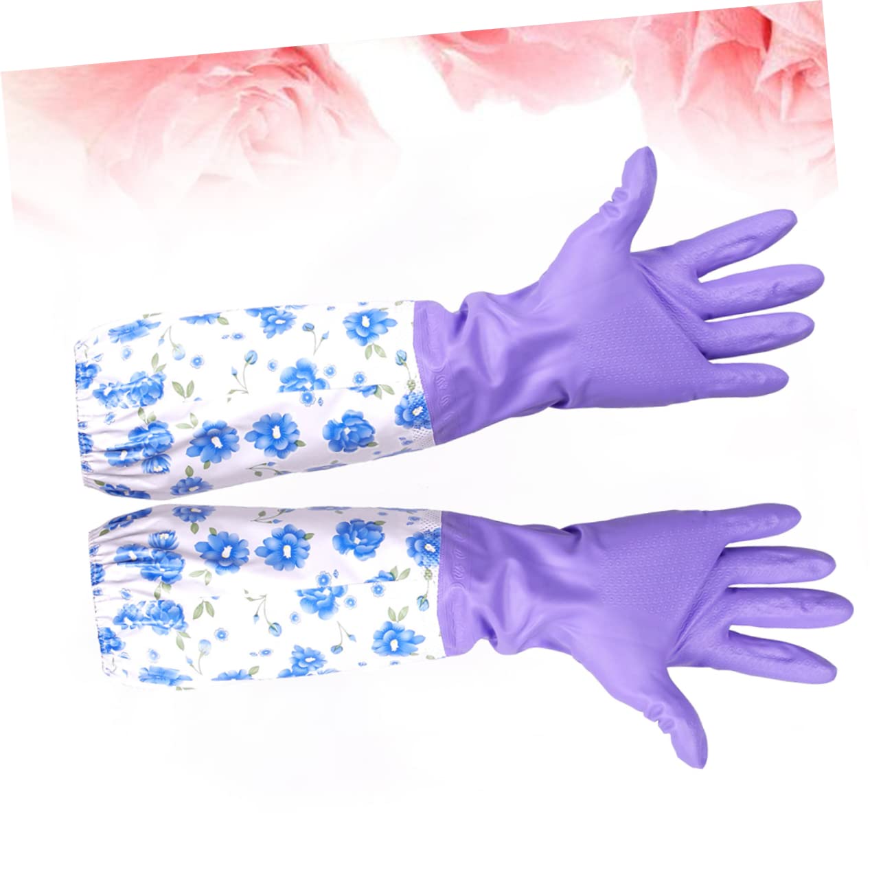 POPETPOP 3paare Reinigungs Und Schutz-handschuhe Für Aquarium Und Küche Langer Gummimantel Rutschfeste Handschuhe Lang Für Herren Und Damen