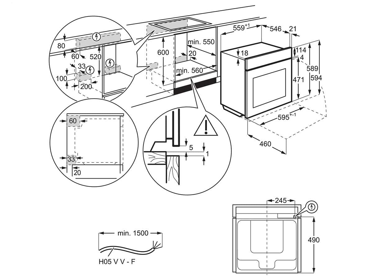 AEG BSK998230M Einbaubackofen SteamPro SousVide WIFI Dampfreinigung A++