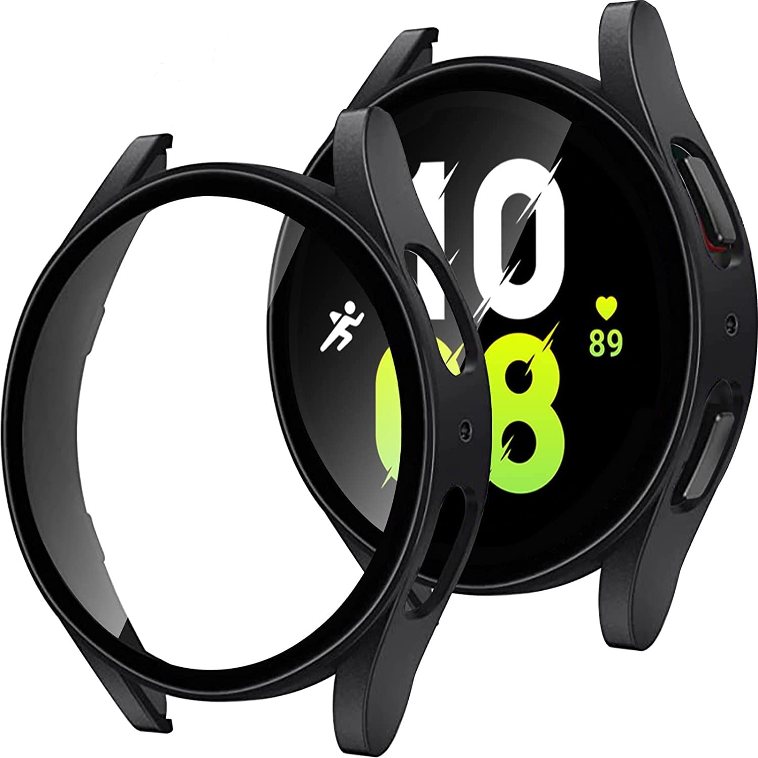 Sounce Compatible with Samsung Galaxy Watch 5 44mm Case, Soft Flexible Lightweight Slim TPU Cover for Minimalist, Button and Bezel Protector for Women, Men - Black (B0BJ99XMYT) Amazon Price History, Amazon Price Tracker