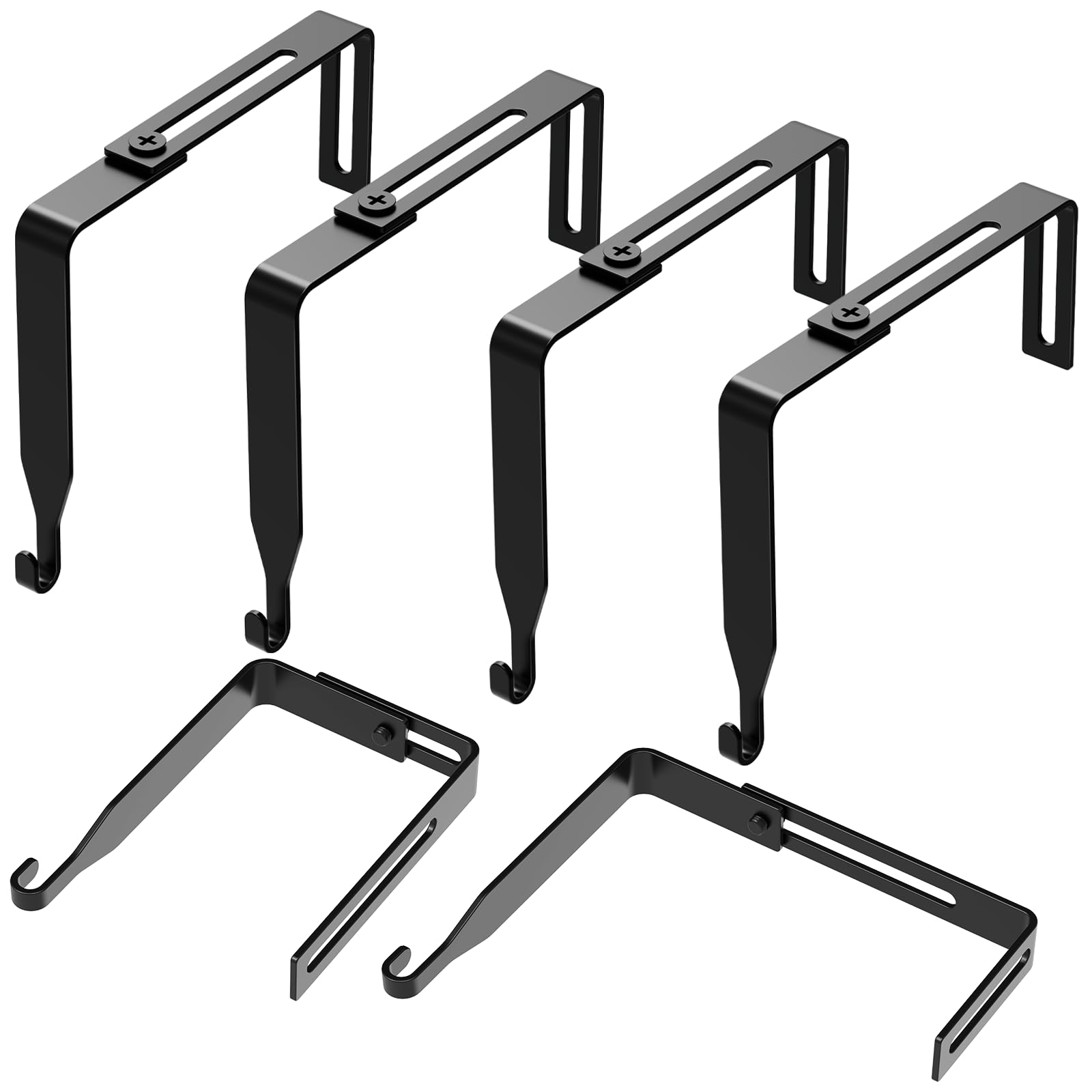 Snapklik.com : 6 Pcs Adjustable Cubicle Hangers Cubicle Wall Hooks -  Universal Partition Hanger Set Metal Cubicle Hooks Door Hanger, Adjusted To  Fit Panels, image size:1600x1600