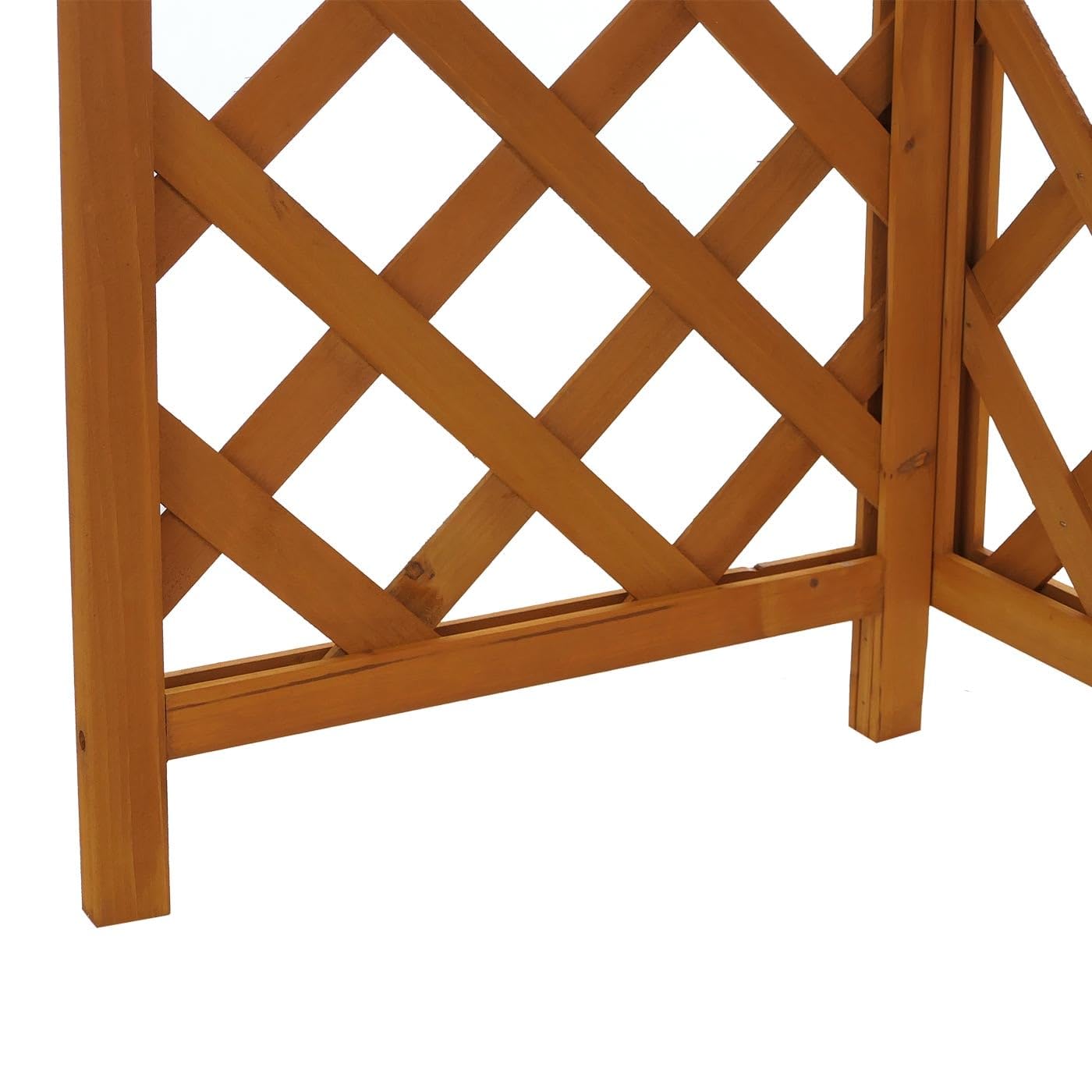 Mendler Cache pour climatiseur/échangeur Thermique HWC-Q14, Cache en Bois certifié MVG 78 x 90 x 45 cm - Couleur Naturelle