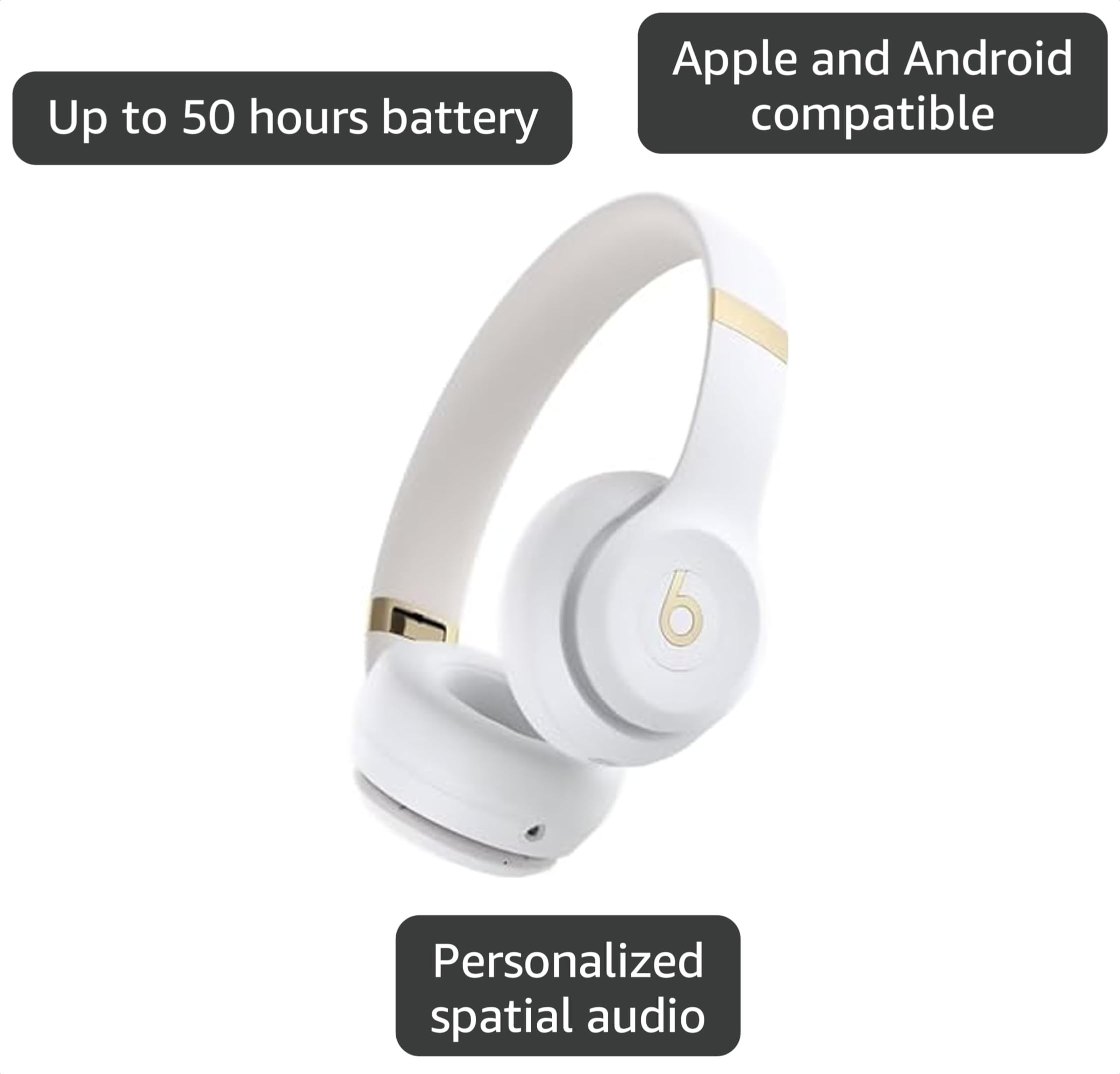 Amazon.com: Beats Solo 4 - Wireless Bluetooth On-Ear Headphones