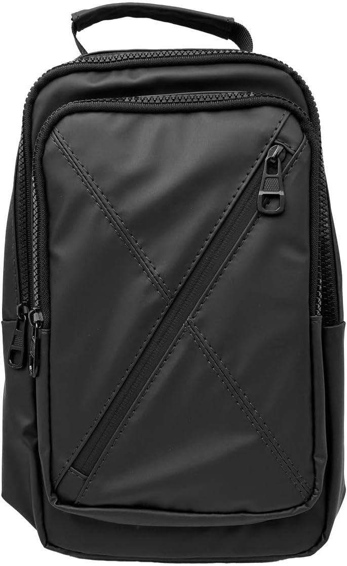 Nupouch Explorer Crossbody Sling Bag: Convertible Sling Daypack to Backpack, Water Resistant Travel Sling w/Multiple Pockets