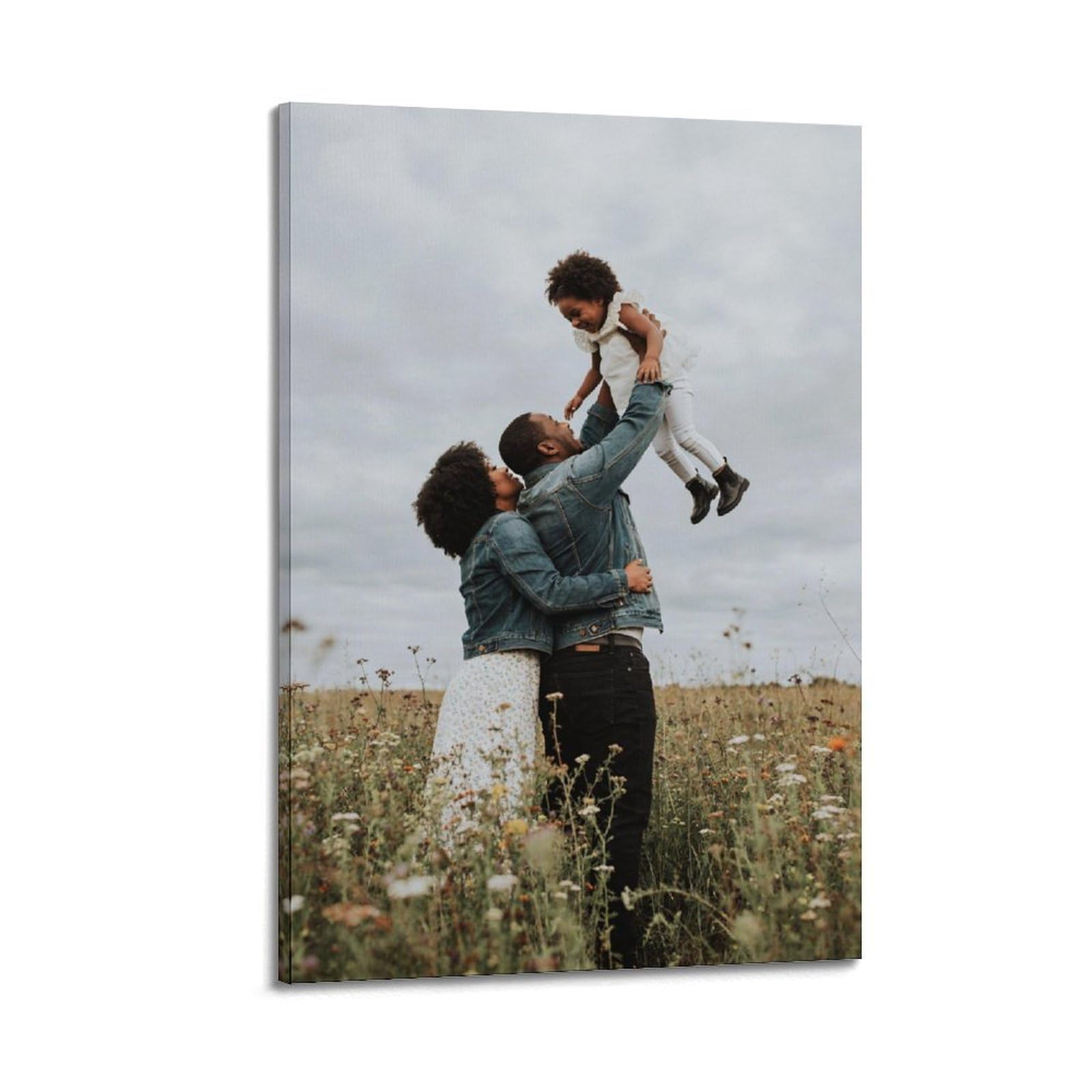 Impression photo personnalisée sur toile encadrée 40x60 cm pour salon - 6