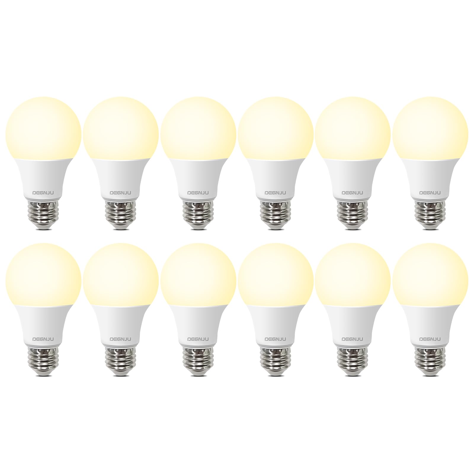 LED Light Bulbs 60 Watt Equivalent LED Bulbs A19 2700K Soft White 800 Lumens E26 Standard Base Non-Dimmable